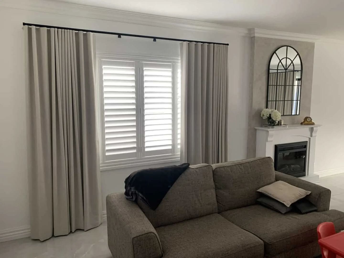 Curtains and shutters